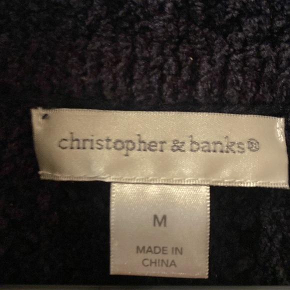 Christopher and Banks knitted sweater size medium - Picture 2 of 5